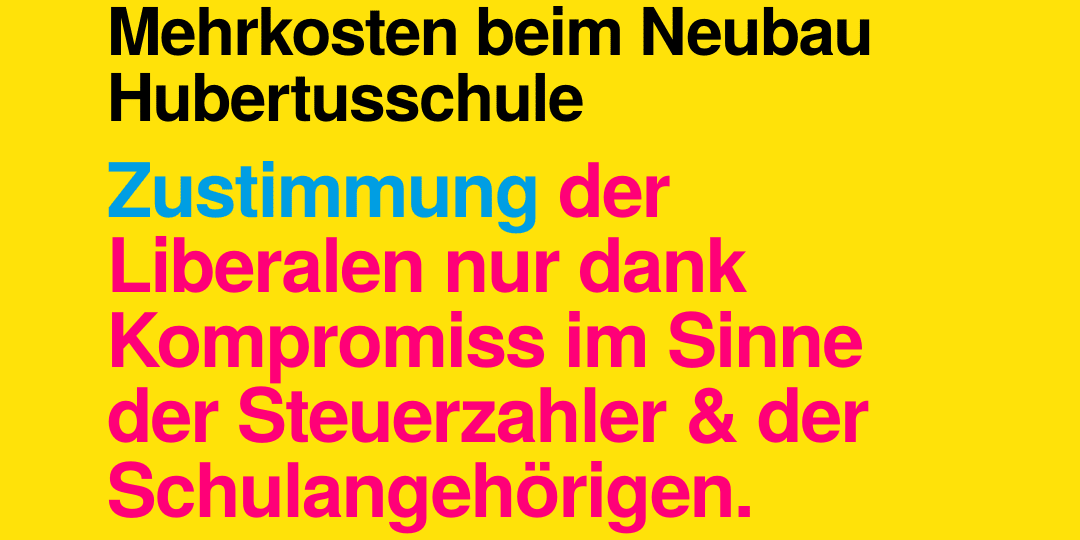 Hubertusschule: Warum ein “Nein” hier kein Problem gelöst hätte